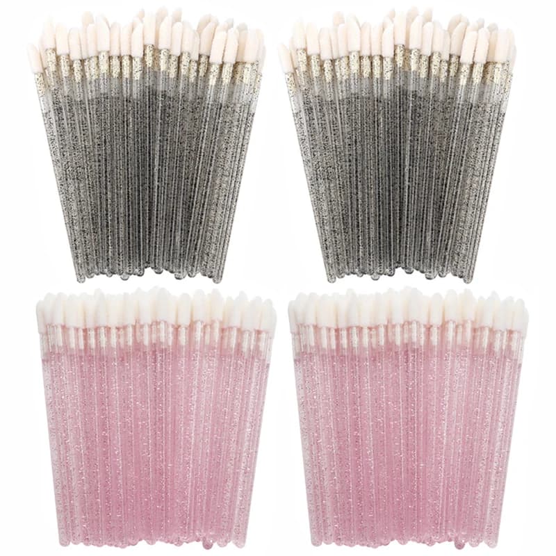 Brosse à lèvres en cristal, applicateur de brillant à lèvres, baguettes, vente en gros pour Kits d'o