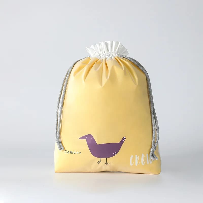 1pc dessin animé cordon pochette sac de rangement Portable vêtements stockage voyage bagages sacs ét