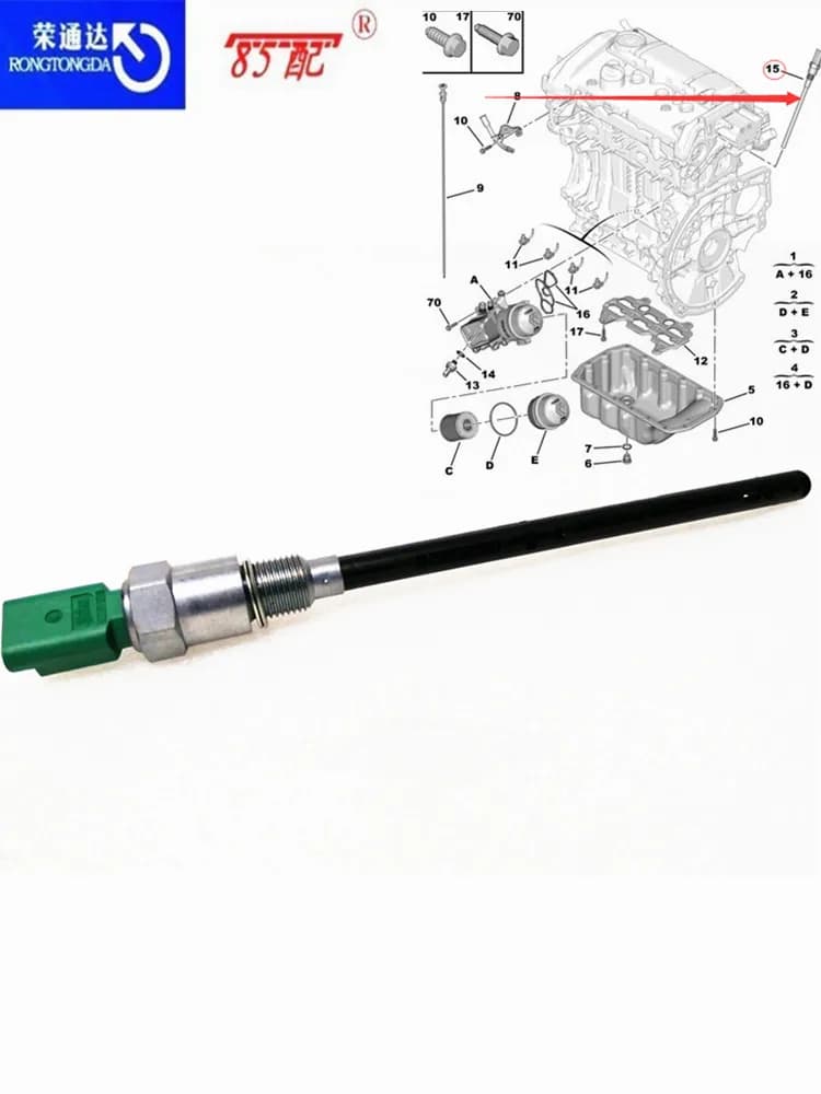 Capteur de Niveau d'Huile 1131Nip pour KIT 308/3008/508/RCZ, pour Cristaux en C4/DS 1.6T