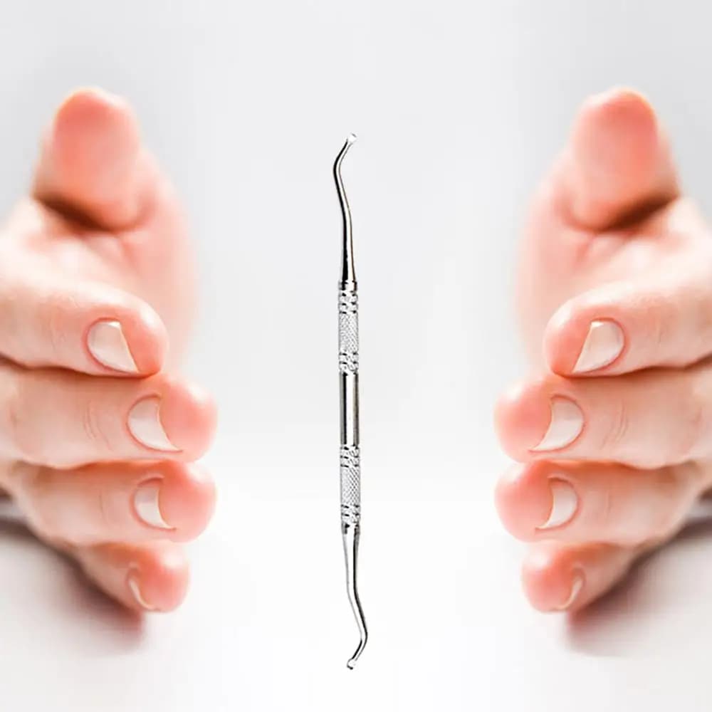 Crochet de soin des ongles des orteils incarnés