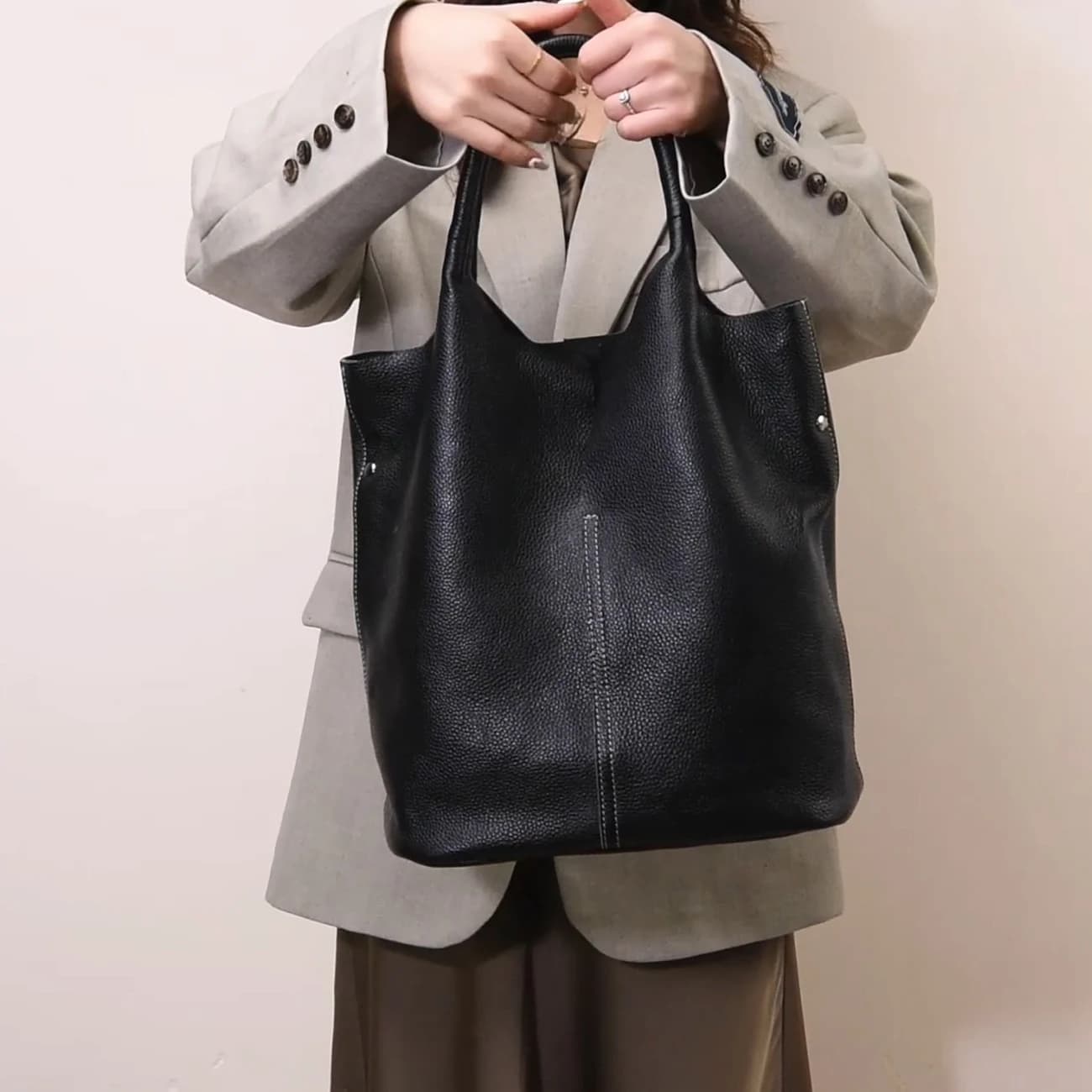 Sac à main en cuir véritable de grande capacité pour femmes, sac à bandoulière pour les déplacements, le travail, les loisirs, les voyages et le shopping, сумка женская