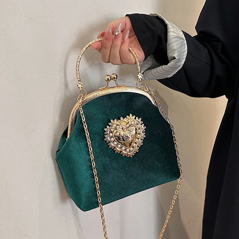 Sac à bandoulière en velours de luxe pour femmes, sacs de dîner de fête, mode dames élégantes formelles magnifiques, sac à main à usage quotidien