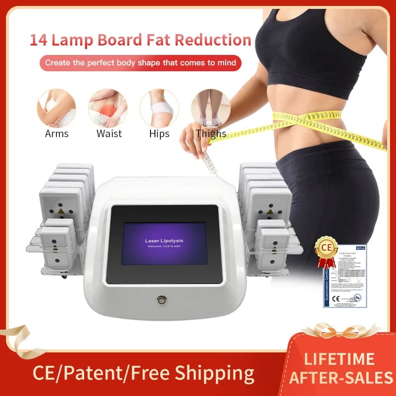 Machine Laser Lipo 14 tampons