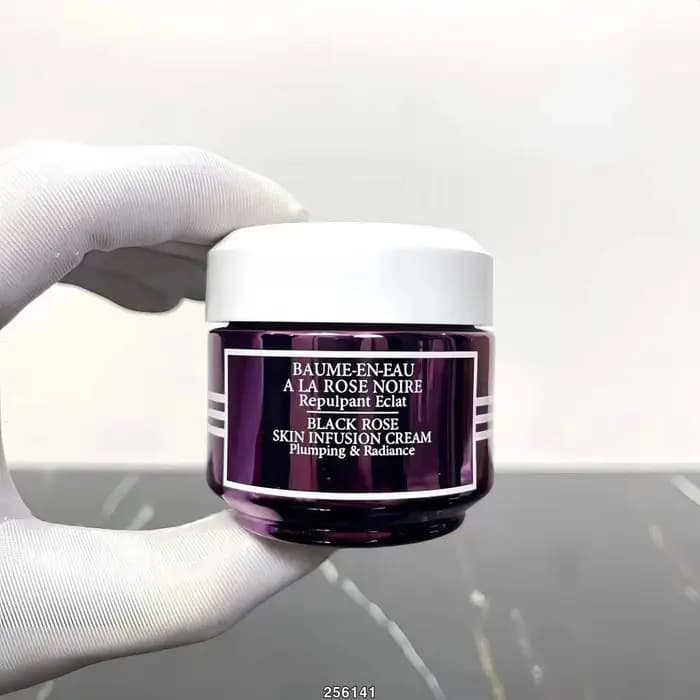 Crème pour le visage / Lotion à la rose noire, crème infusée pour la peau aux fleurs de safran, 50 m