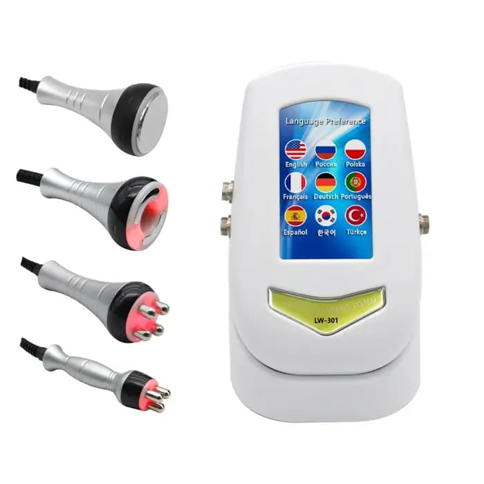 Appareil de Cavitation 40K 4-en-1 pour le remodelage corporel et l'élimination de la cellulite, outi