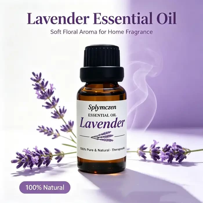 Huile de lavande non diluée 20/100ml pour la fabrication de savons et bougies, aromathérapie, diffus