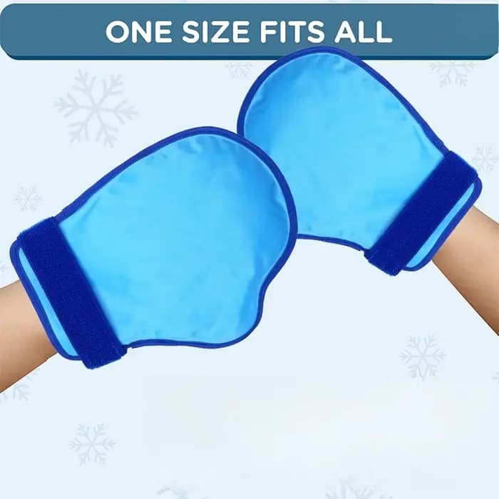 Packs de glace, gants, couvre-pieds, bonnets de glace, réutilisables, compresse froide pour brûlures