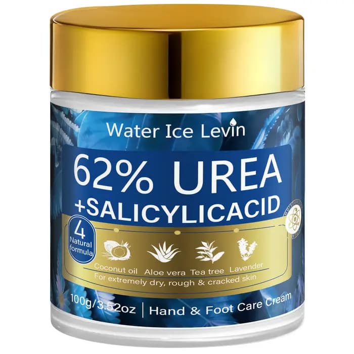 Crème pour les pieds 100g 62% d'urée, exfoliant à l'acide salicylique, réparation des talons craquel