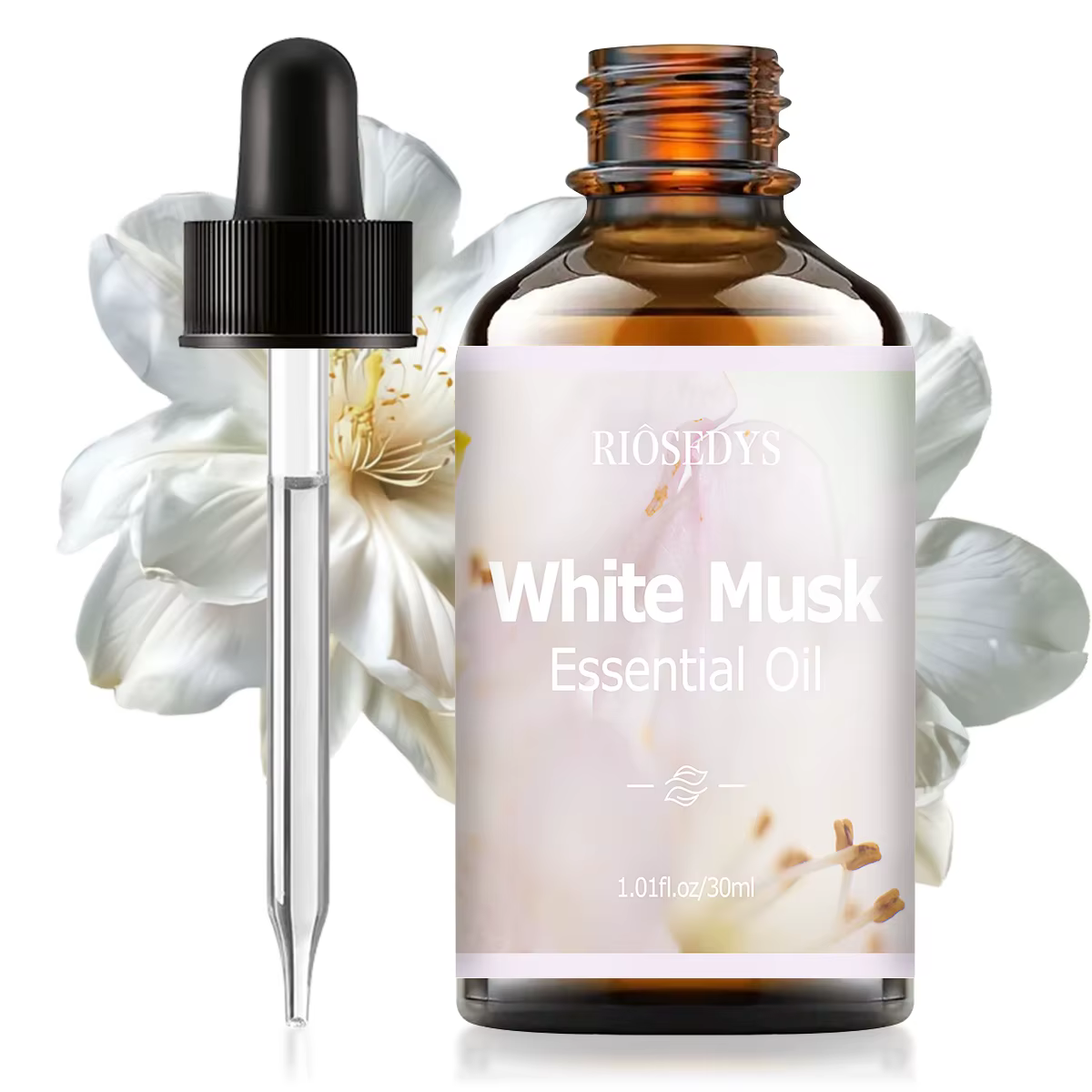 L'huile essentielle de musc blanc, un musc à base de plantes, convient au massage corporel et à l'ar