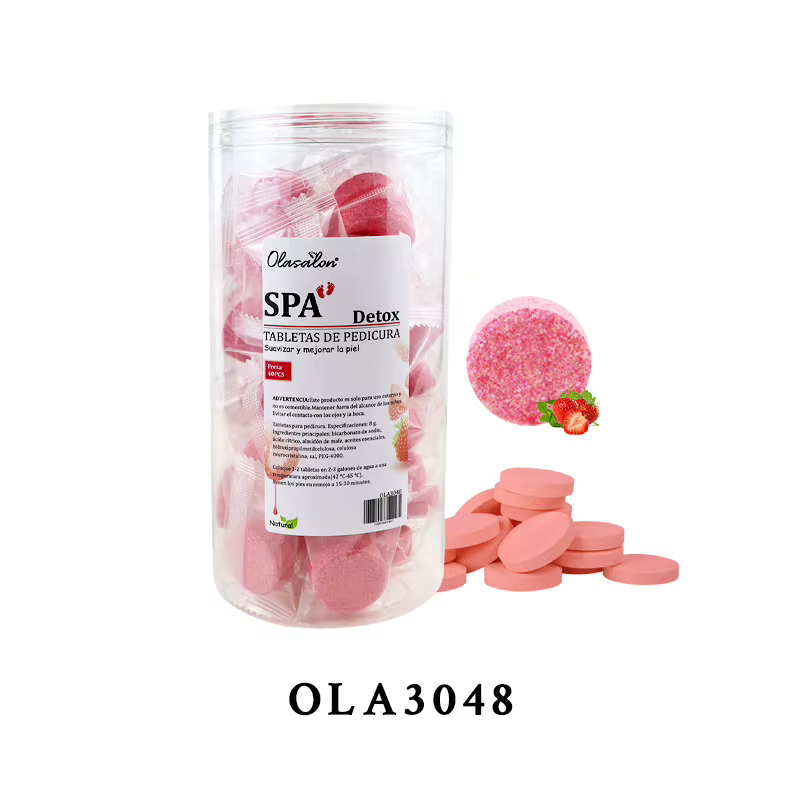 180/40 pièces bain de pieds instantané comprimés effervescents huile essentielle sel de bain spa soi