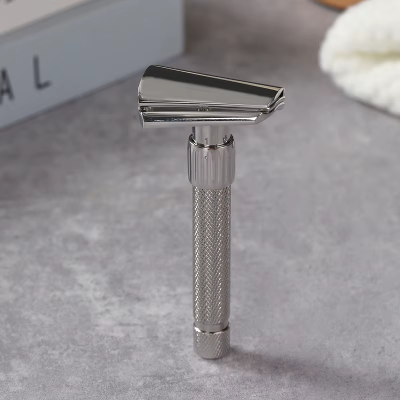 Rasoir de sécurité réglable incliné en acier inoxydable Yaqi Torqx