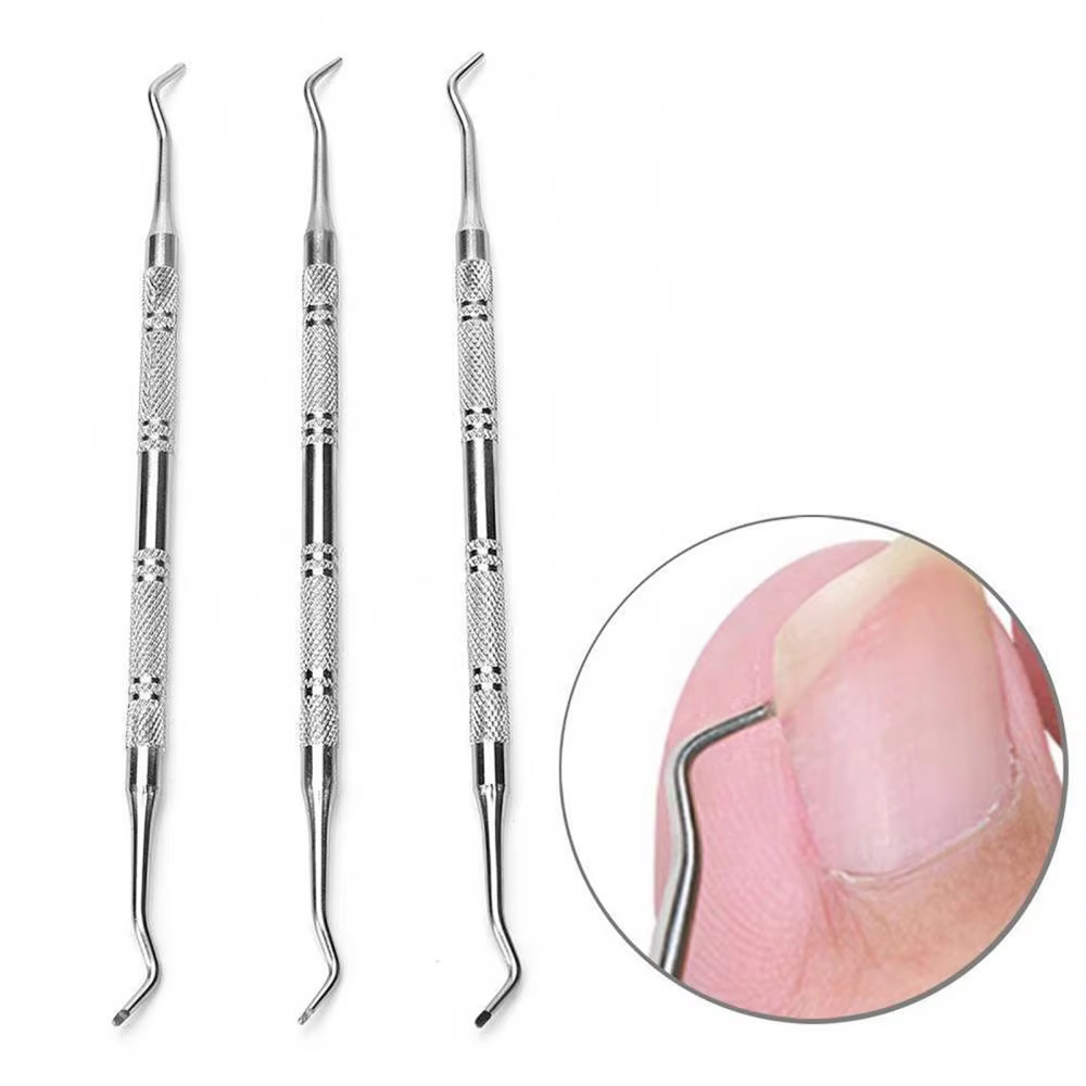Crochet de soin des ongles des orteils incarnés, Double extrémité, Correction des orteils incarnés,