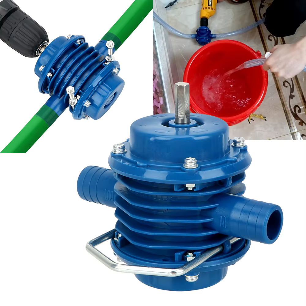 Perceuse électrique manuelle auto-amorçante robuste, pompe à eau, pompes centrifuges de jardin domes