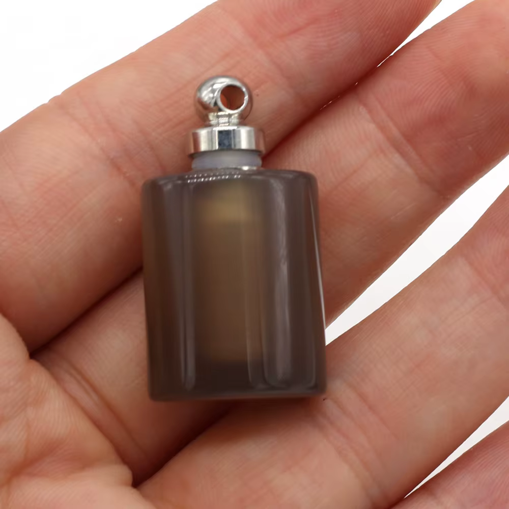 Diffuseur d'huile essentielle en pierre naturelle, breloques pour la fabrication de bijoux