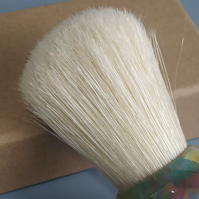 Dscosmetic KENSURFS brosse de rasage en poils de sanglier plisoft avec une bonne barbe arrière et un