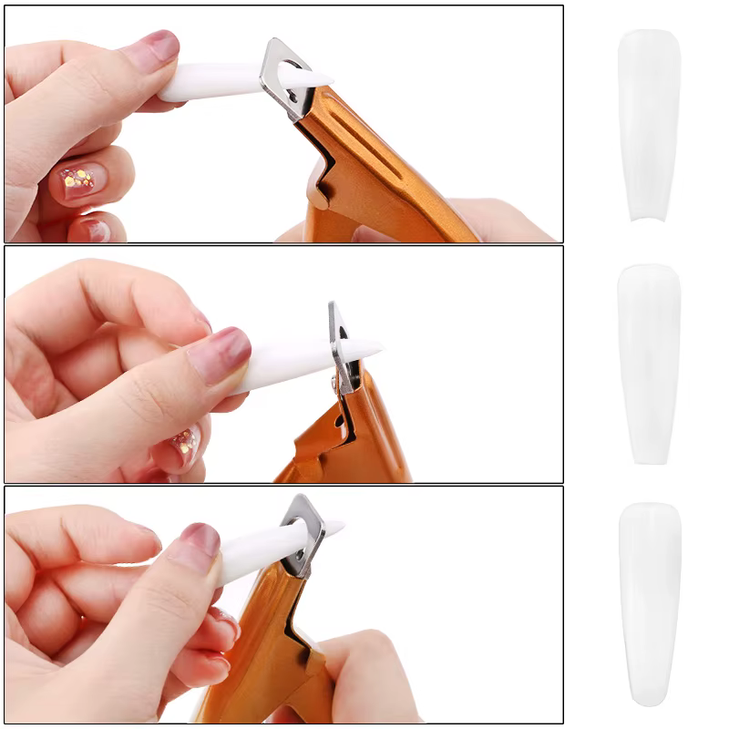Coupe-ongles professionnel en acier inoxydable, coupe-ongles de Type U, coupe-bordure en acrylique,