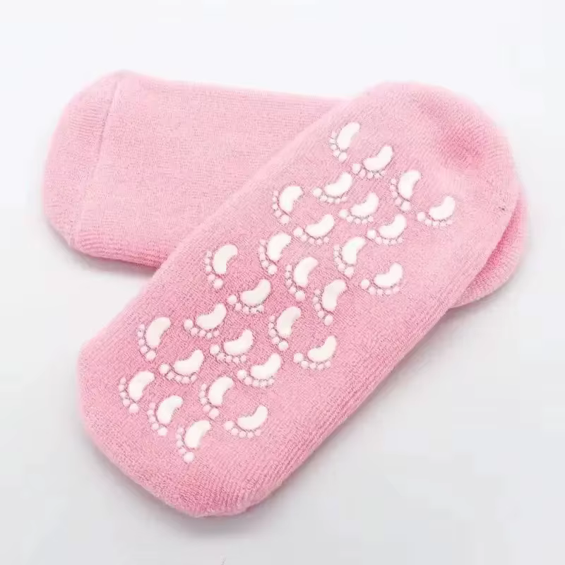 Chaussettes hydratantes en Silicone, Gel exfoliant, chaussettes à talons, callosités craquelées, pea