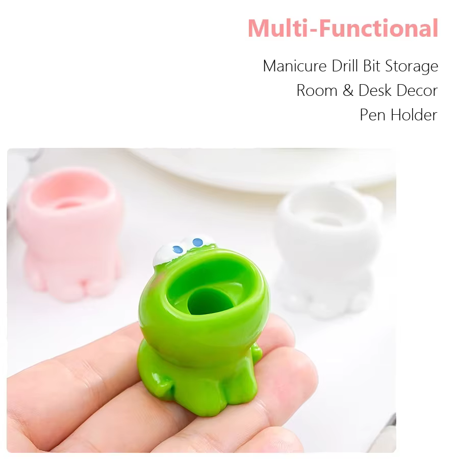 Porte-embout de tête de meulage pour Nail Art mignon, forets à ongles, support de manucure, mallette