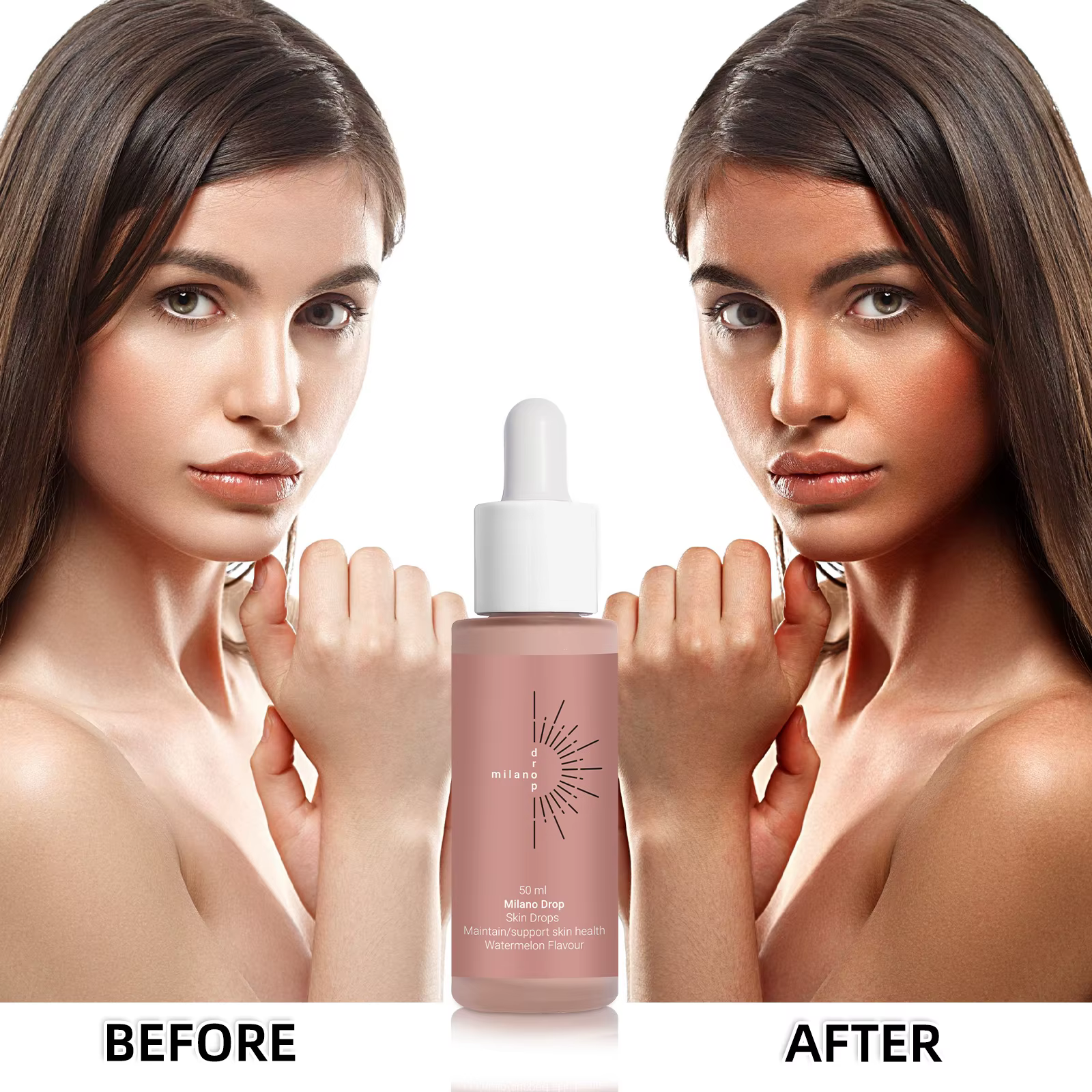 Gouttes autobronzantes 50 ml pour le corps, lotion autobronzante sans soleil, gouttes autobronzantes
