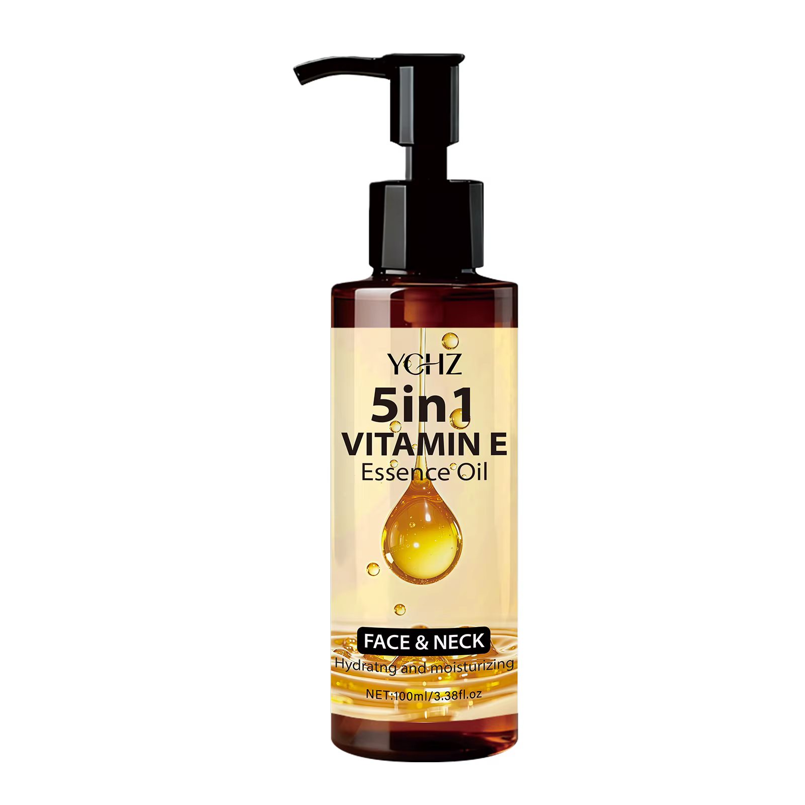 Huile essentielle de vitamine E - Extrait naturel multi-plantes, huile de massage pour le visage et 