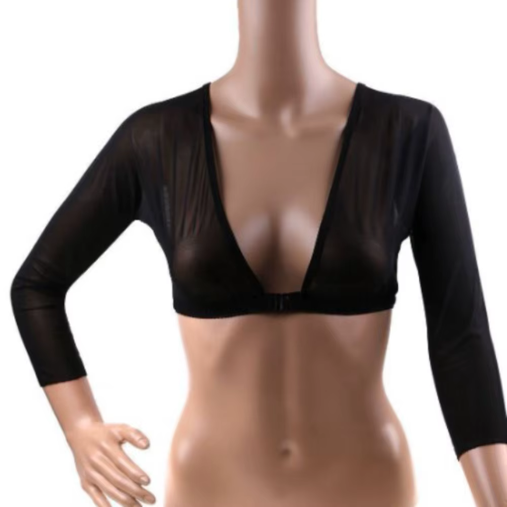 Manchons de bras en saillie sans couture, élimine instantanément l'affaissement des bras flasques, a