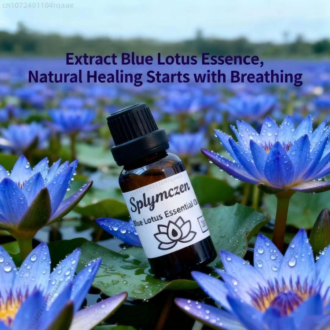 Diffuseur d'huiles essentielles premium Neem/Oud/Lotus bleu pour la méditation profonde, le yoga, l'