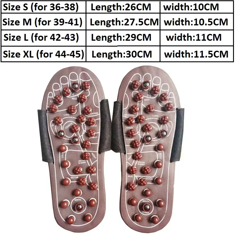 Massage Pieds Chaussons D’Acupuncture Outils De Massage Activation De Point Réflexologie Soulagement