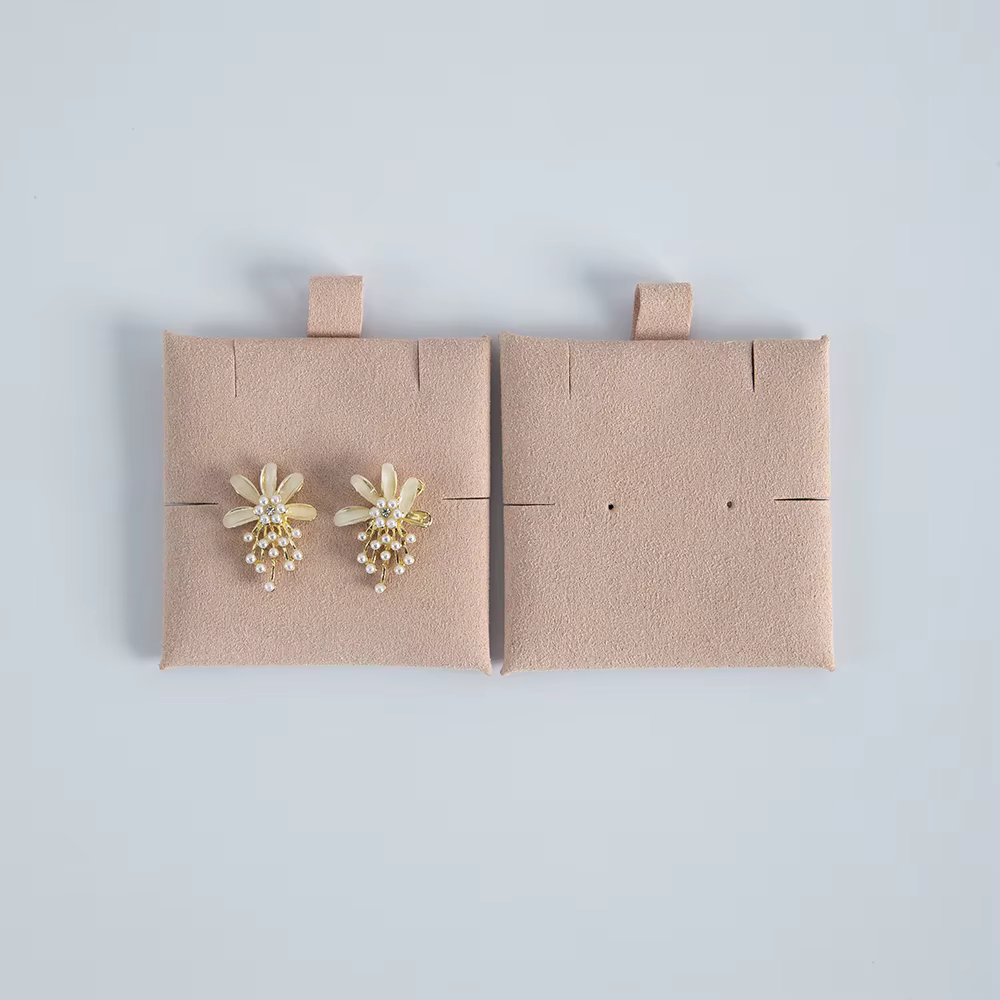 Cartes de présentation personnalisées pour bagues, boucles d'oreilles, épingles à cheveux, colliers,