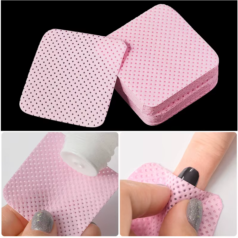 Lingettes pour ongles non pelucheuses, 300 pièces, équipement pour ongles, tampons en coton, serviet