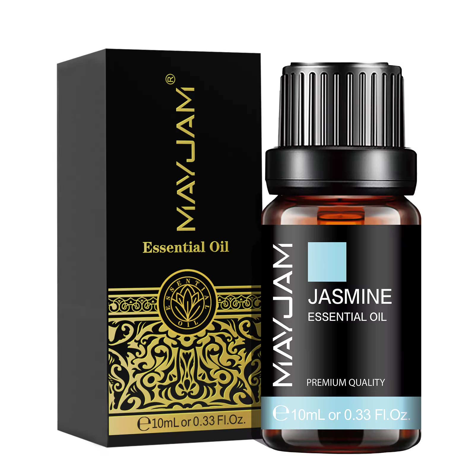 Diffuseur d'huiles essentielles de jasmin 10 ml, huiles aromatiques, lavande, vanille, vétiver, bois