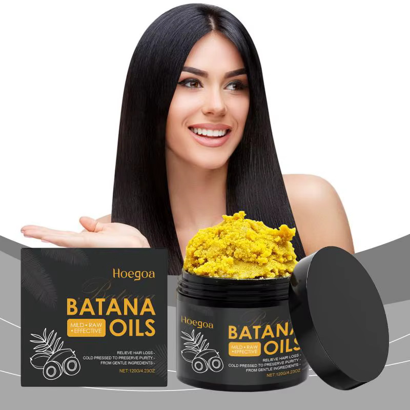 Huile capillaire Hoegoa Batana, hydrate et renforce les cheveux, améliore la texture des cheveux cré