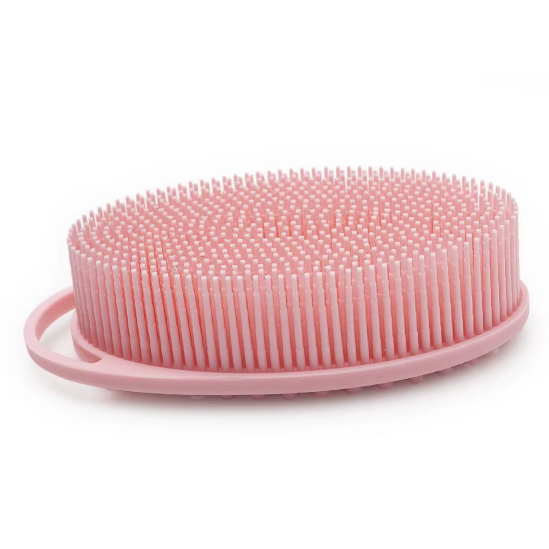 Brosse de massage exfoliante douce en silicone pour le corps, idéale pour le bain de bébé, le SPA et