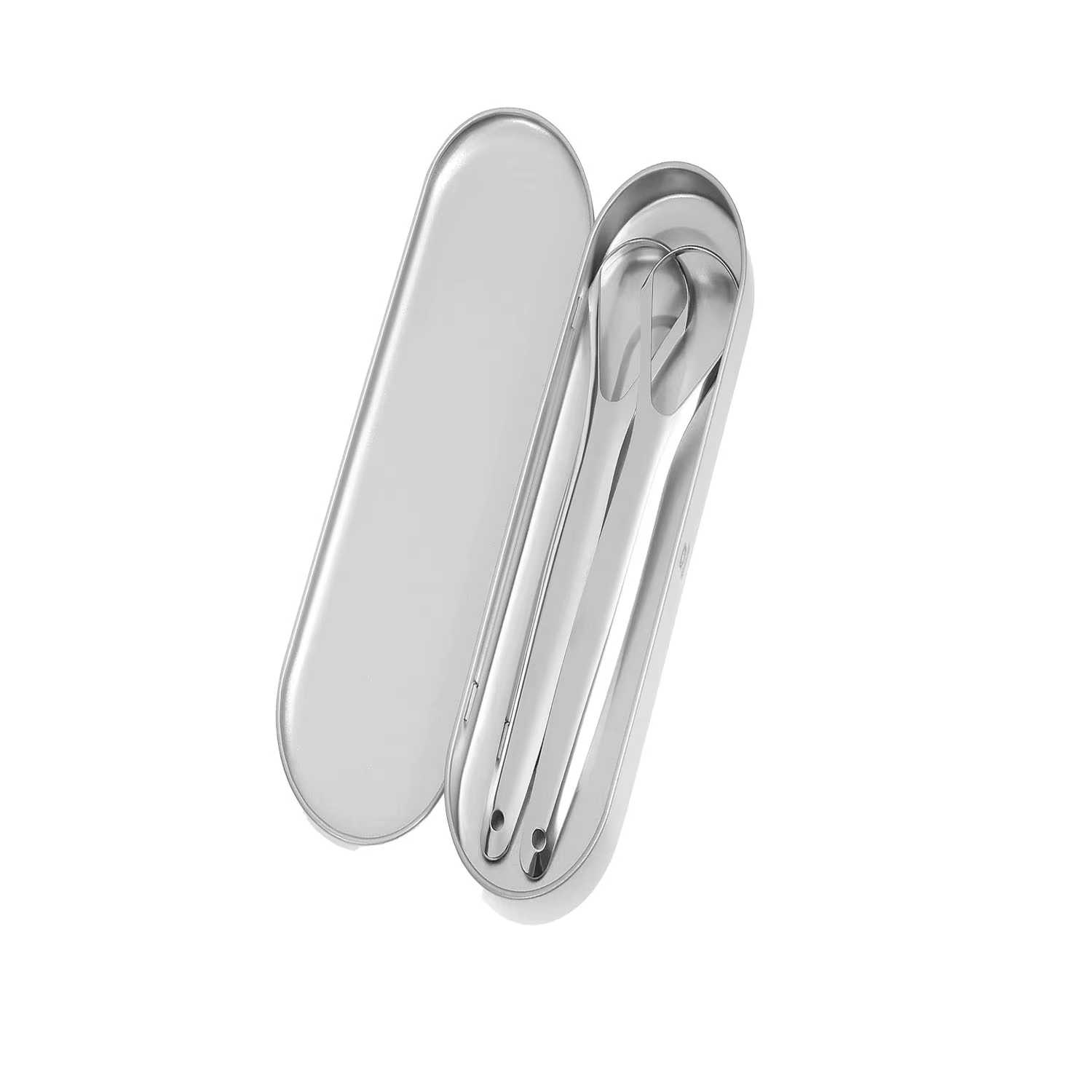 Nettoyeurs de langue en acier inoxydable, grattoir à langue pour adultes, garçons et filles, outils 