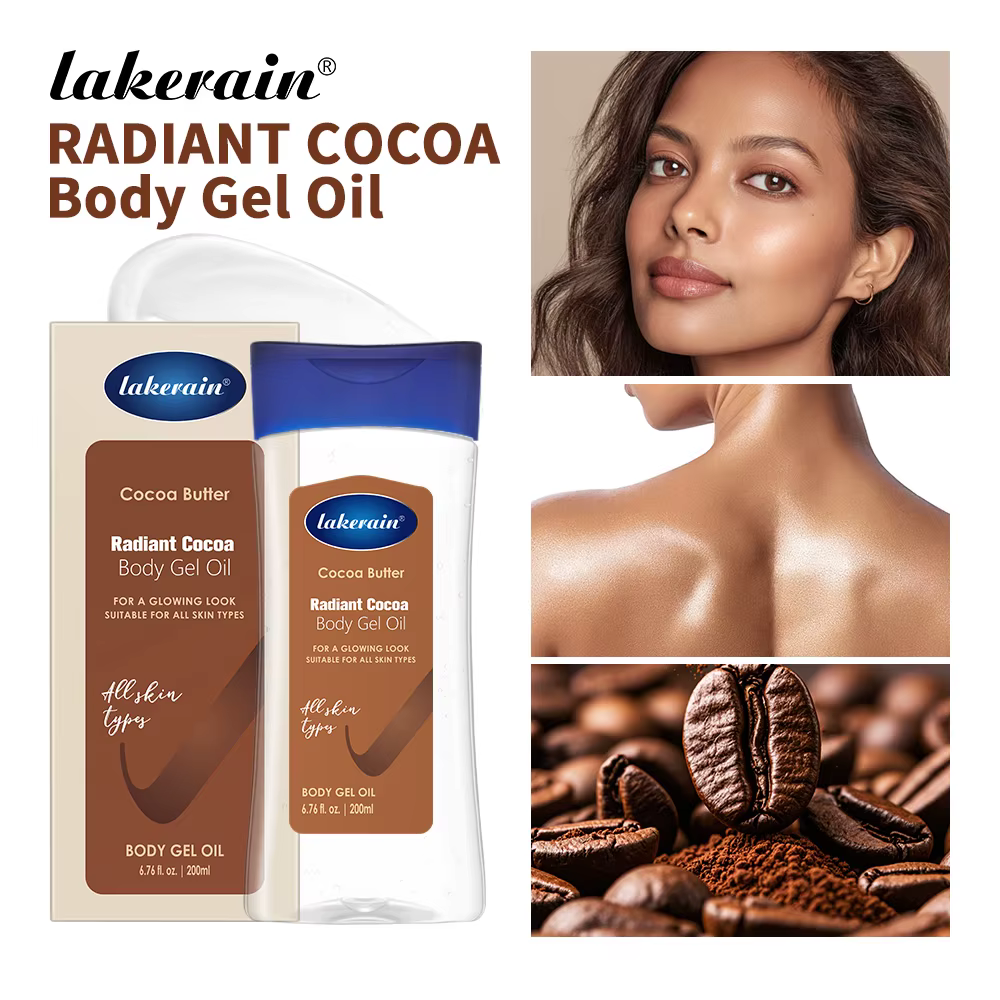 Huile de soin corporel à la vitamine C Lakerain, huile corporelle VC, huile essentielle de massage c