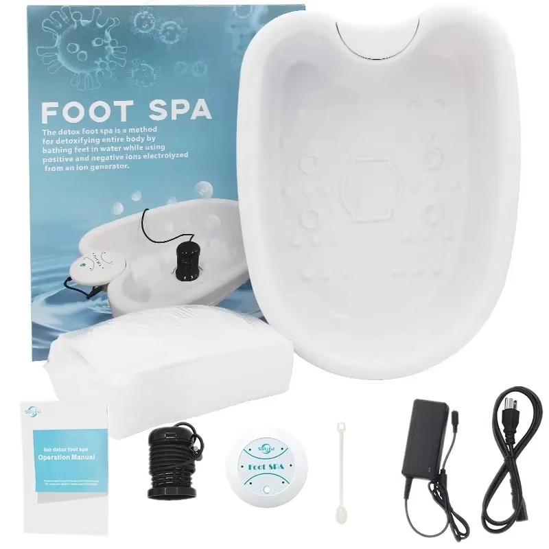 Machine de Massage ionique pour bain de pieds, détox, avec bassin, électrique, Spa, bain, masseur, n