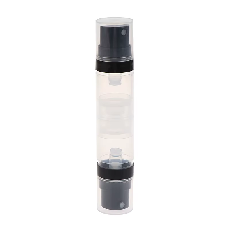 Bouteille de pulvérisation/Lotion à Double tête à pression sous vide, rechargeable, pour maquillage,