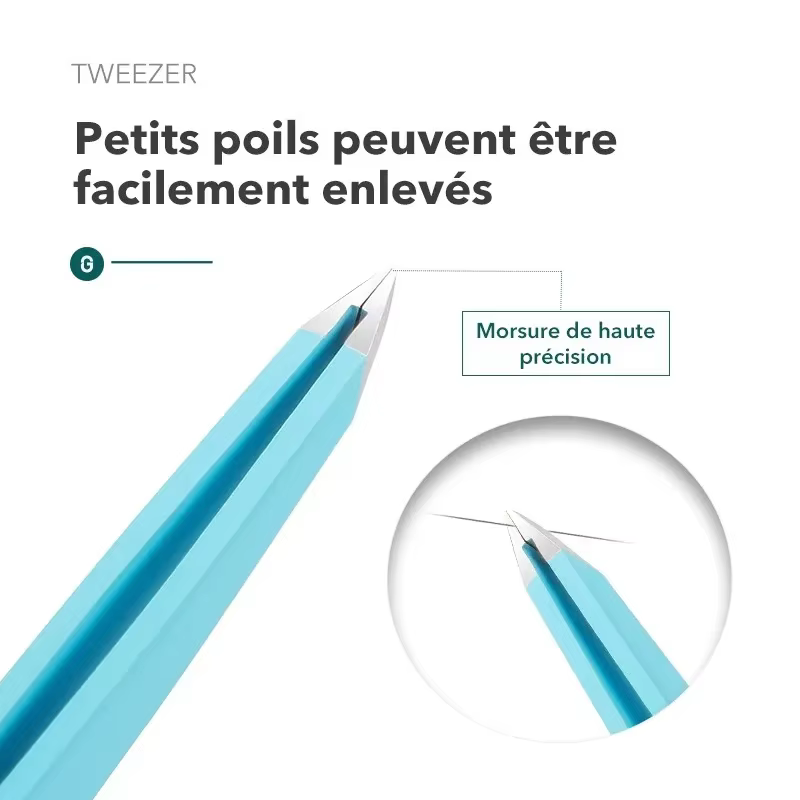 MR.GREEN – pince à sourcils colorée, extracteur de poils fins, en acier inoxydable, pinces à sourcil