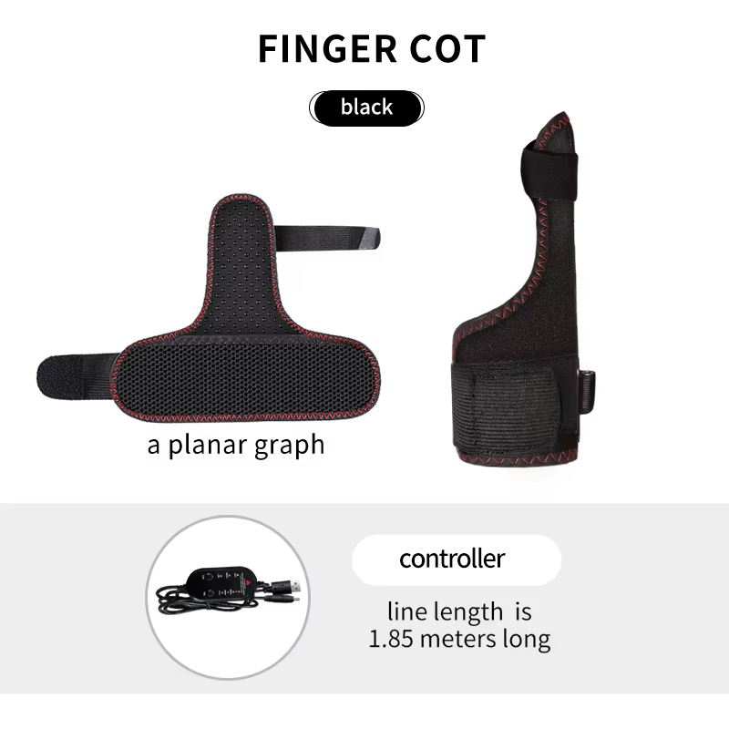 Support de massage chauffant pour poignet et doigts, 3 réglages de température, soulagement des doul