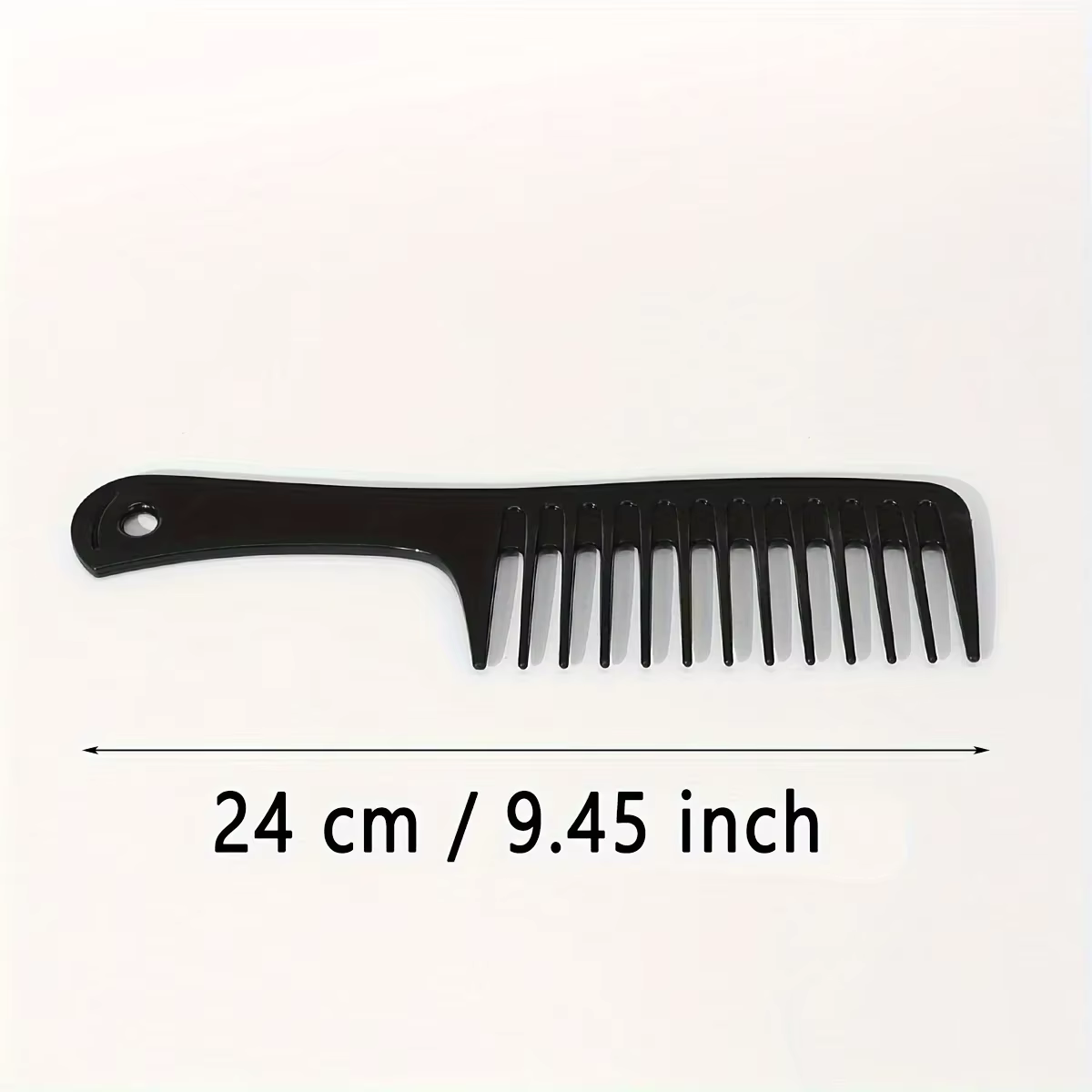 Peignes à dents larges 1/4, manche en plastique ABS antistatique et durable, cheveux lisses, adaptés