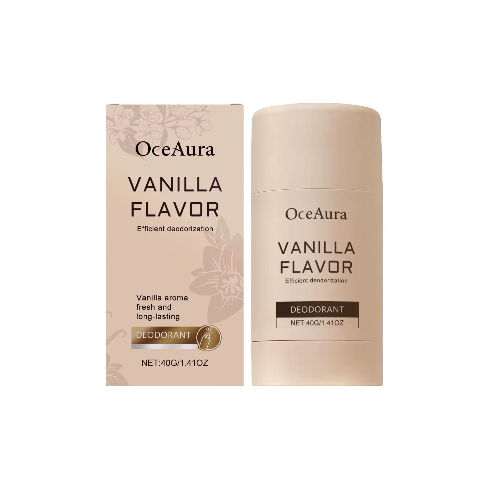 Déodorant anti-transpirant vanille, prévient les mauvaises odeurs, dissolvant d'odeurs, parfum rafra