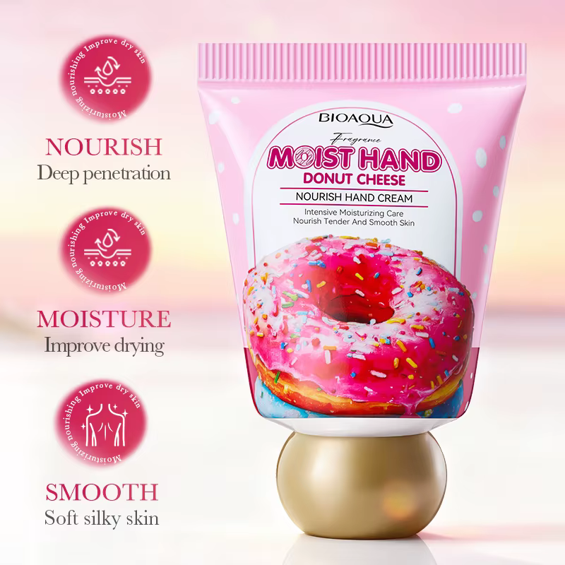 BIOAQUA beignet crème pour les mains hydratante nourrissante Anti-âge Anti rides crèmes blanchissant