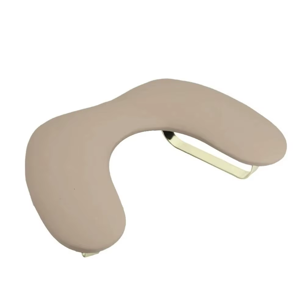 Support de manucure en forme de U avec coussin inclinable, design peu encombrant, support pour télép