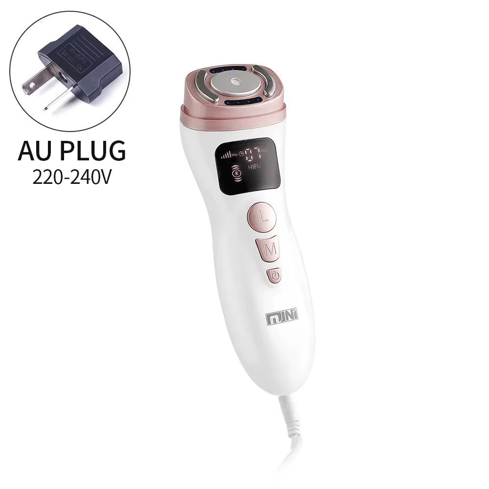 Mini dispositif de beauté du visage à microcourant HIFU EMS, outil Compact de soins de la peau pour 