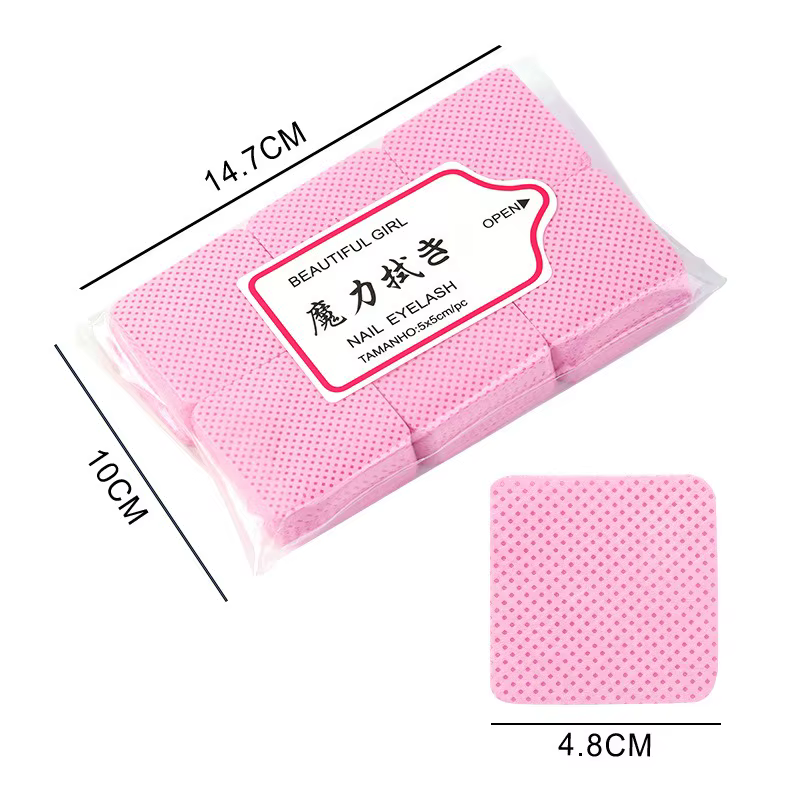 Lingettes pour ongles non pelucheuses, 300 pièces, équipement pour ongles, tampons en coton, serviet