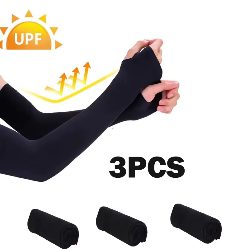 Manchons de bras pour Protection solaire, 3/5 pièces, coudières pour hommes et femmes, pour Sports d