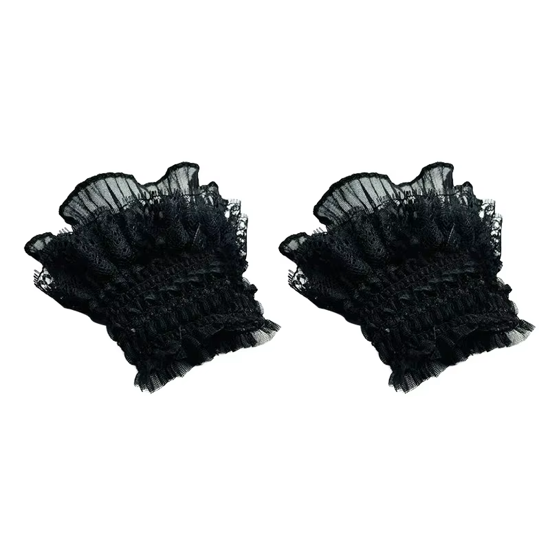 Poignets gothiques Lolita pour femmes et filles, accessoires de Cosplay de demoiselle d'honneur avec