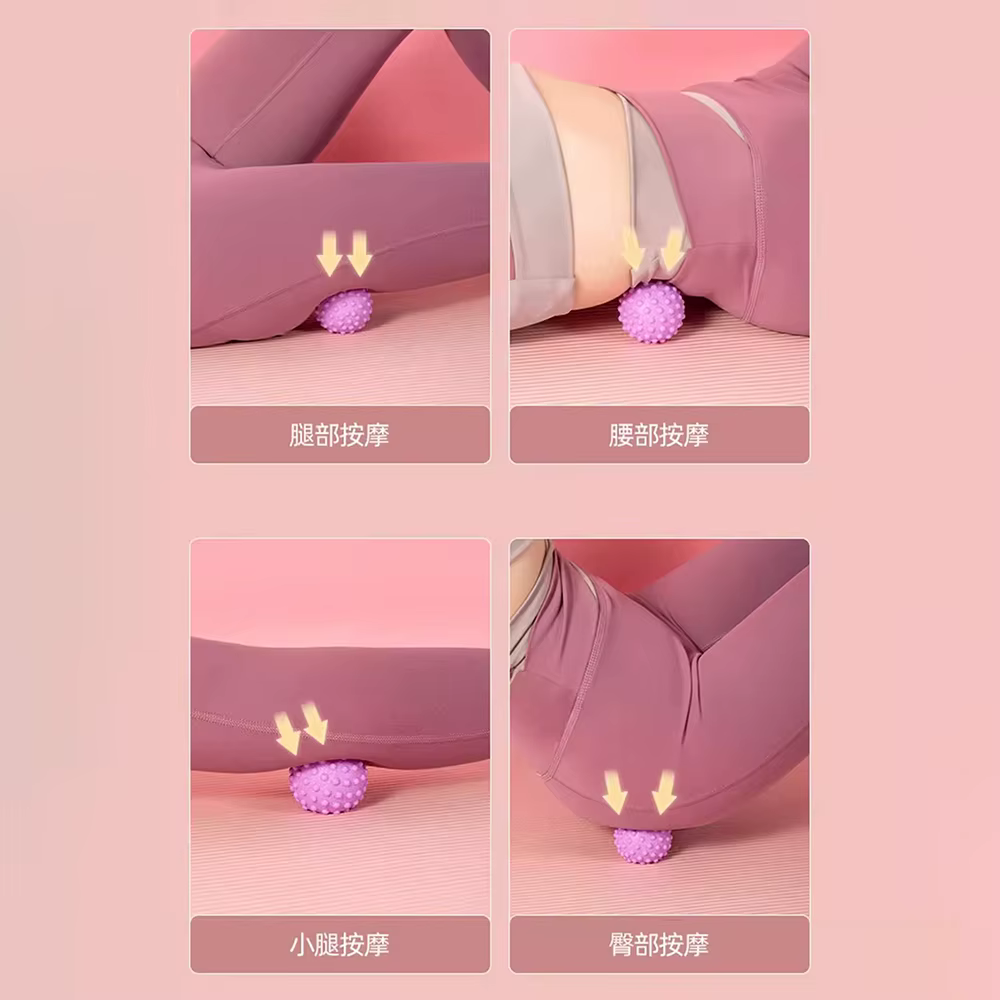 Boule de Massage à Point surélevé, balle de Fascia, maître de Posture TPR, balle de Yoga, taille et 
