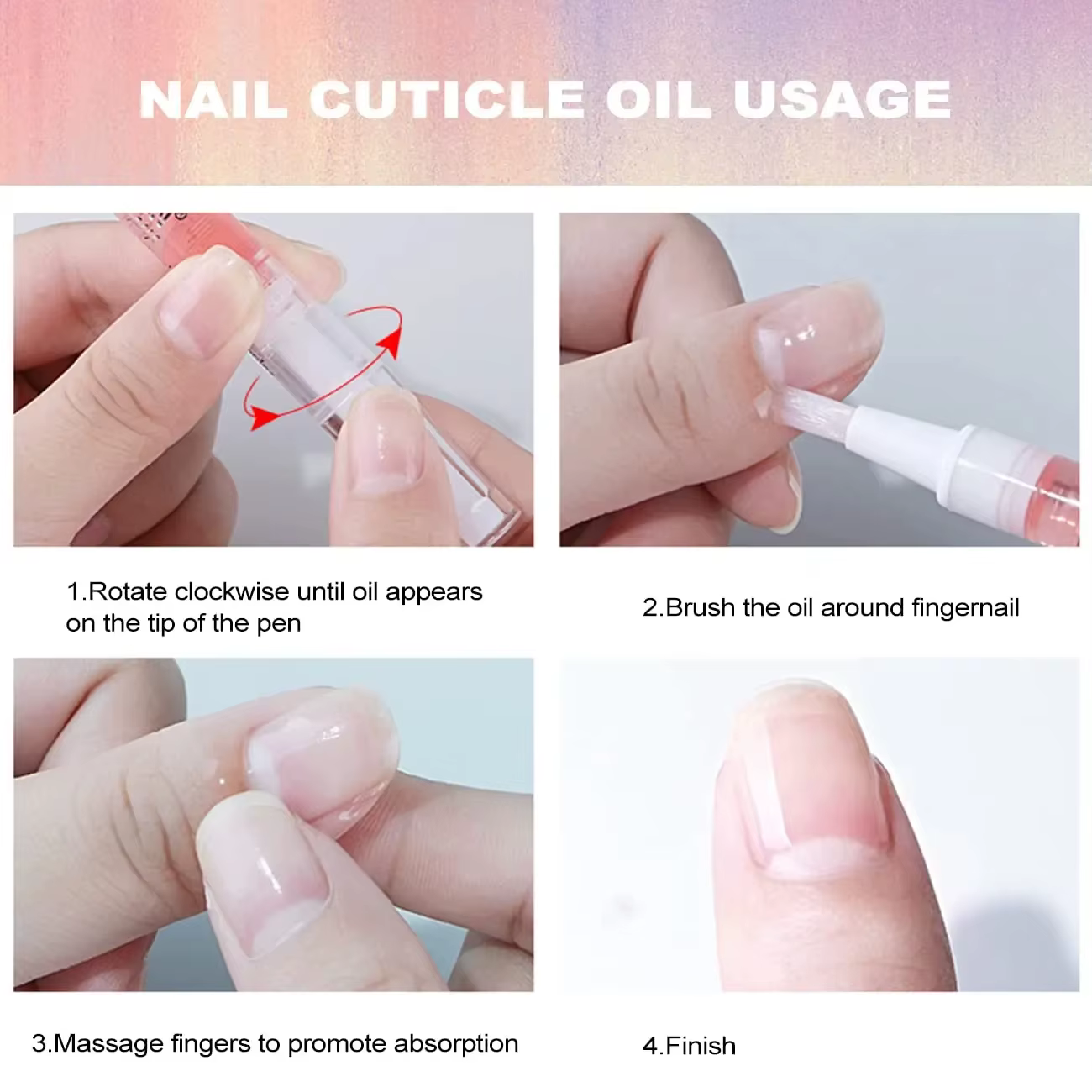 30 pièces huile pour cuticules soin des ongles huile nutritionnelle stylo réparation des ongles main