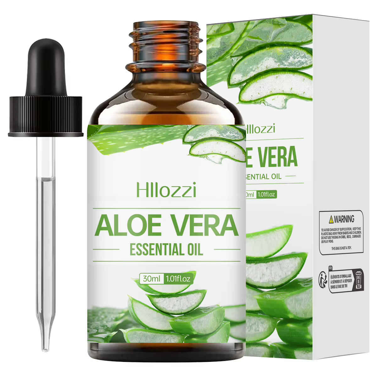 ALOE VERA ESSENTIAL OIL Facial de Aloe que mantiene la piel húmeda, Peut être utilisé pour les cheve