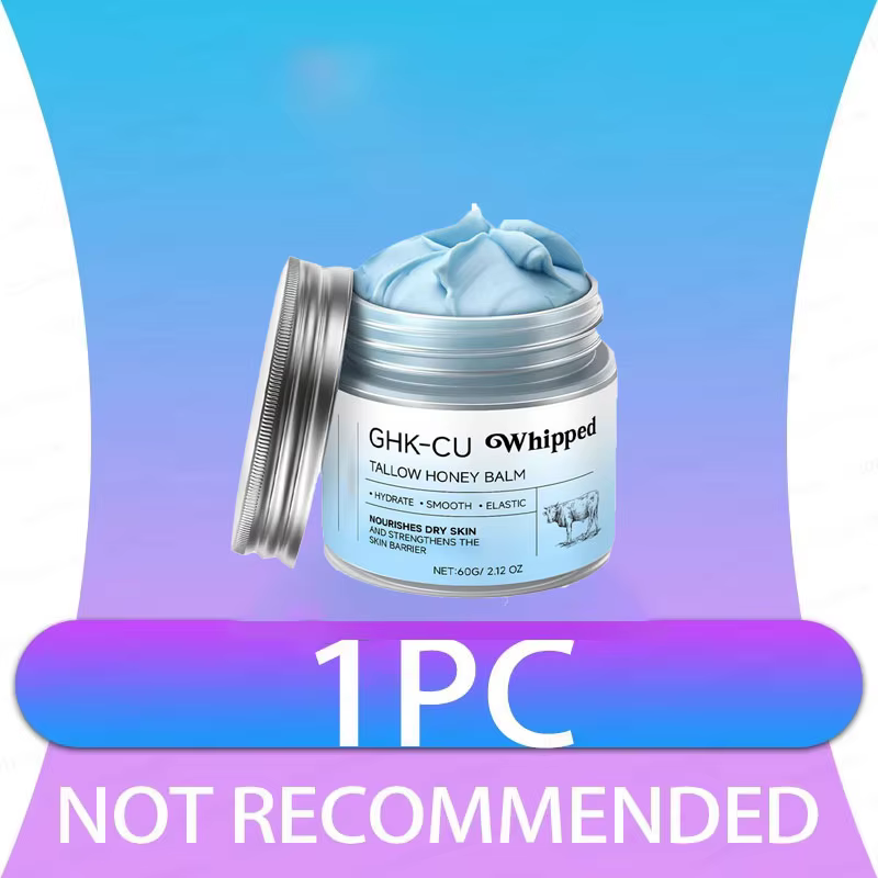 Peptides de cuivre GHK-Cu Tallow de boeuf pour la peau : baume bleu Manuka Honey hydratant visage et